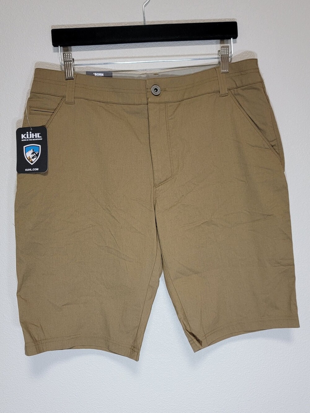Kuhl Resistor Lite Chino Short 12" Inseam Dark Khaki NWT